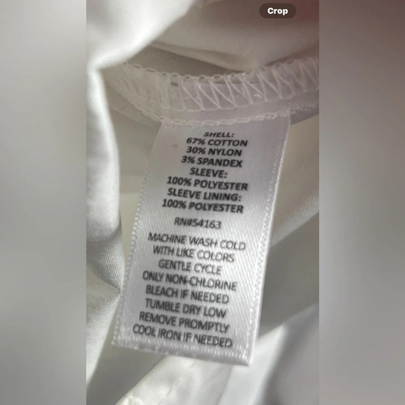 Marc New York Blouse Balloon Sleeve Embroidered Floral Plus Size 3XL NWT V-Neck - Picture 3 of 8